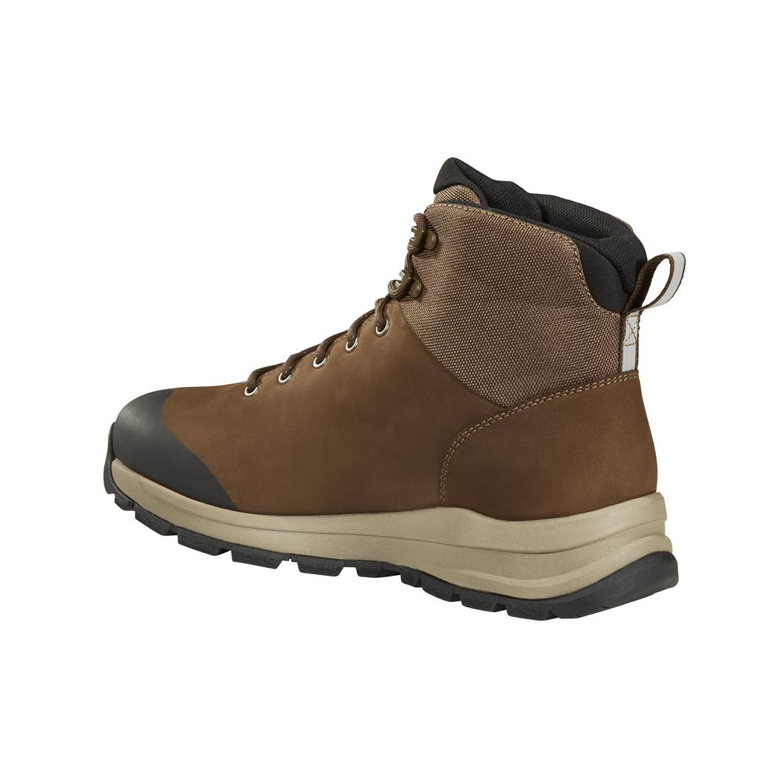 5" Outdoor Waterproof Alloy Toe Work Boot Dark Brown