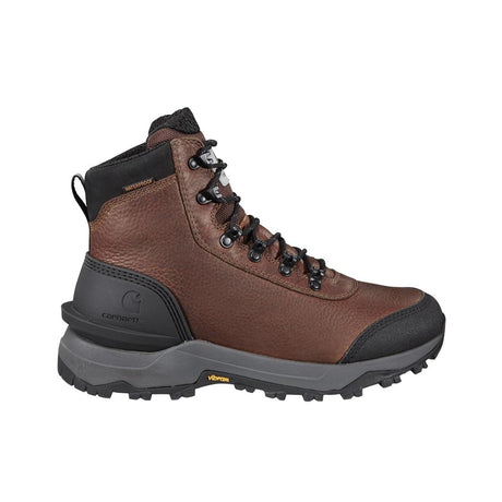 Carhartt 6" Outdoor Hike Waterproof Insulated Soft Toe Boot Red Brown FP6039-M side