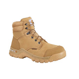 Carhartt 6" Rugged Flex Waterproof Soft Toe Boot Wheat CMF6056 angle view