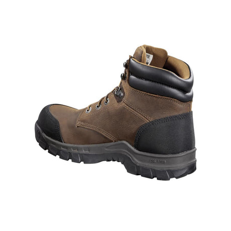 Carhartt 6" Rugged Flex Waterproof Composite Toe Work Boot Brown CMF6380 medial view