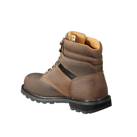 Carhartt 6" Traditional Welt Steel Toe Work Boot Brown CMW6274 medial view