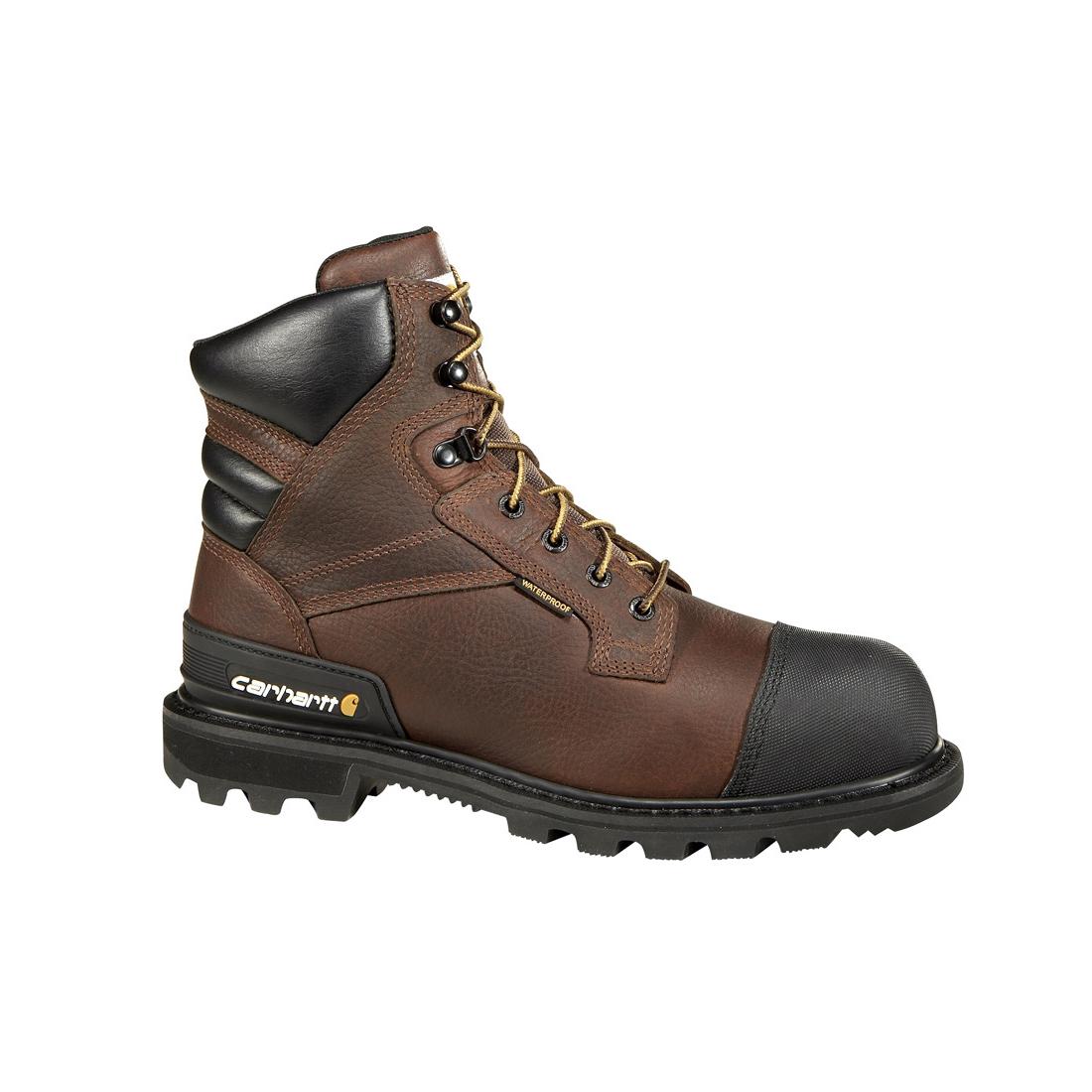 Carhartt 6" Traditional Welt Waterproof Insulated PR Steel Toe Work Boot Brown CMR6859 side