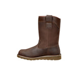 Carhartt 10" Wellington Wedge Steel-Toe Waterproof Work Boot Dark Brown FW1230-M medial view