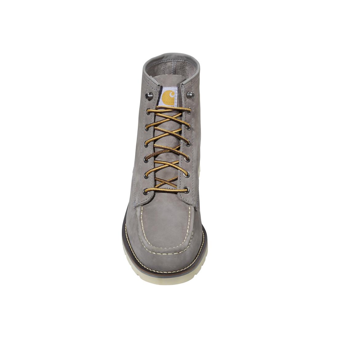 Carhartt 6" Moc Toe Wedge Soft Toe Boot Grey FW6082-M upper view