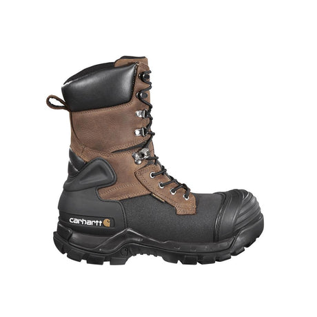 Carhartt 10" Yukon Pac Composite-Toe Waterproof Insulated Work Boot Brown/Black CMC1259 side