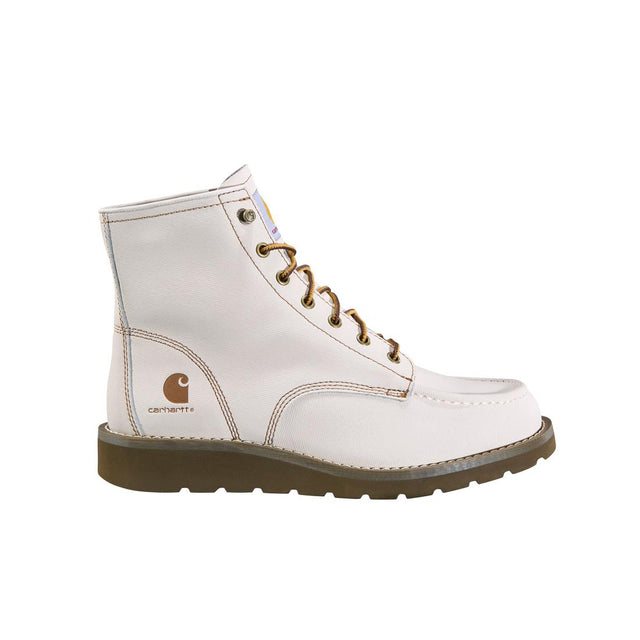 Carhartt 6" Wedge Unlined Natural Soft-Toe Boot Off White FW6150-M