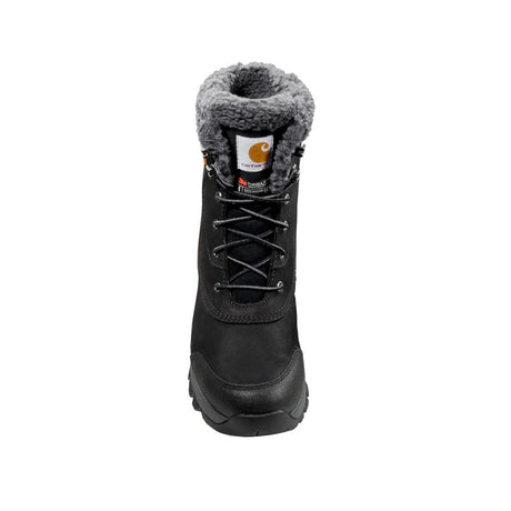 Carhartt 8" Women's Pellston Waterproof Insulated Winter Soft Toe Boot Black FH8039-W upper view