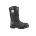 Carhartt 10" Women's Traditional Welt Soft-Toe Waterproof Wellington Pull-On Boot Black CWP1151 side