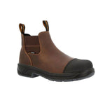 Georgia Boot Brewmaster Composite-Toe Chelsea Boots Brown GB00496 Side Image