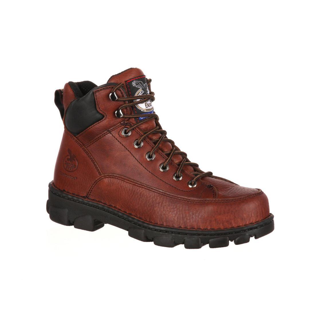 Georgia Boot Eagle Light Wide Load Steel Toe Work Hiker G6395 Side Image