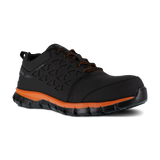 Sublite Cushion Composite-Toe Athletic Work Shoe Black/Orange