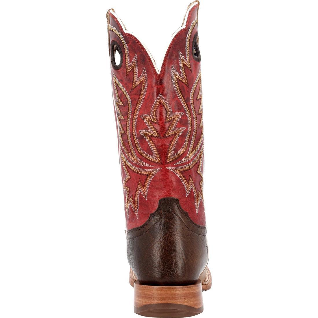 PRCA Collection Bison Western Boot DDB0468 Heel View