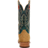 PRCA Roughout Western Boot Goldenrod And Deep Teal DDB0465 Front Image