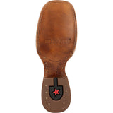 PRCA Collection Shrunken Bullhide Western Boot Chestnut & Black DDB0466 Sole Image