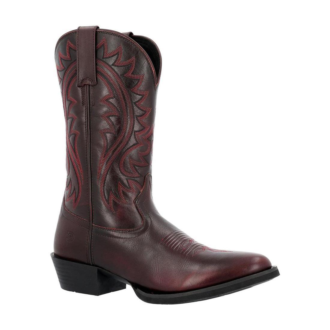 Shyloh Burgundy Western Boot DDB0486 Side View