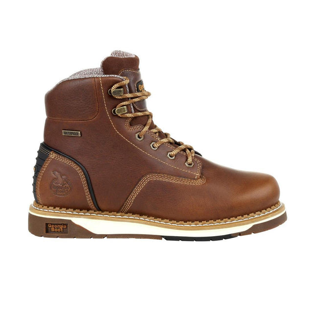 Georgia Boot AMP 6" LT Wedge Waterproof Work Boot GB00350 Image