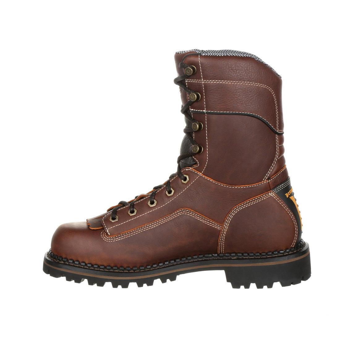 Georgia Boot AMP LT Logger Composite Toe Low Heel Waterproof Work Boot GB00238 Detail Image