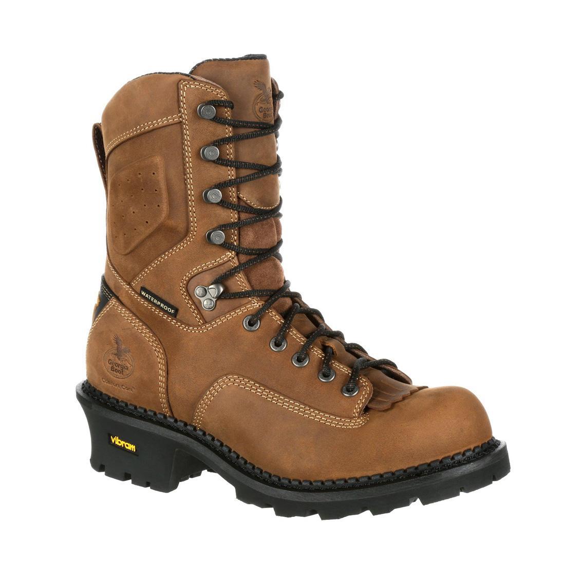 Georgia Boot Comfort Core Logger Composite Toe Waterproof Work Boot GB00097 Side Image