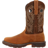 Georgia Boot Carbo-Tec FLX Alloy Toe Waterproof Pull-on Work Boot Brown GB00621 Detail Image