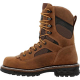 Georgia Boot LTX Logger 9" Nano Composite Toe Waterproof Work Boot GB00669 At Steel Toes