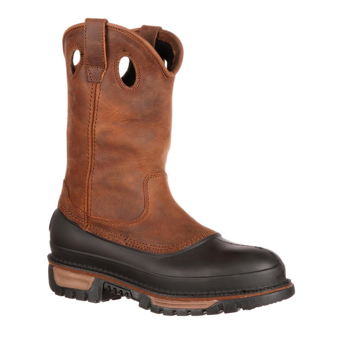 Georgia Boot Muddog Steel Toe Waterproof Wellington G5594 Side Image