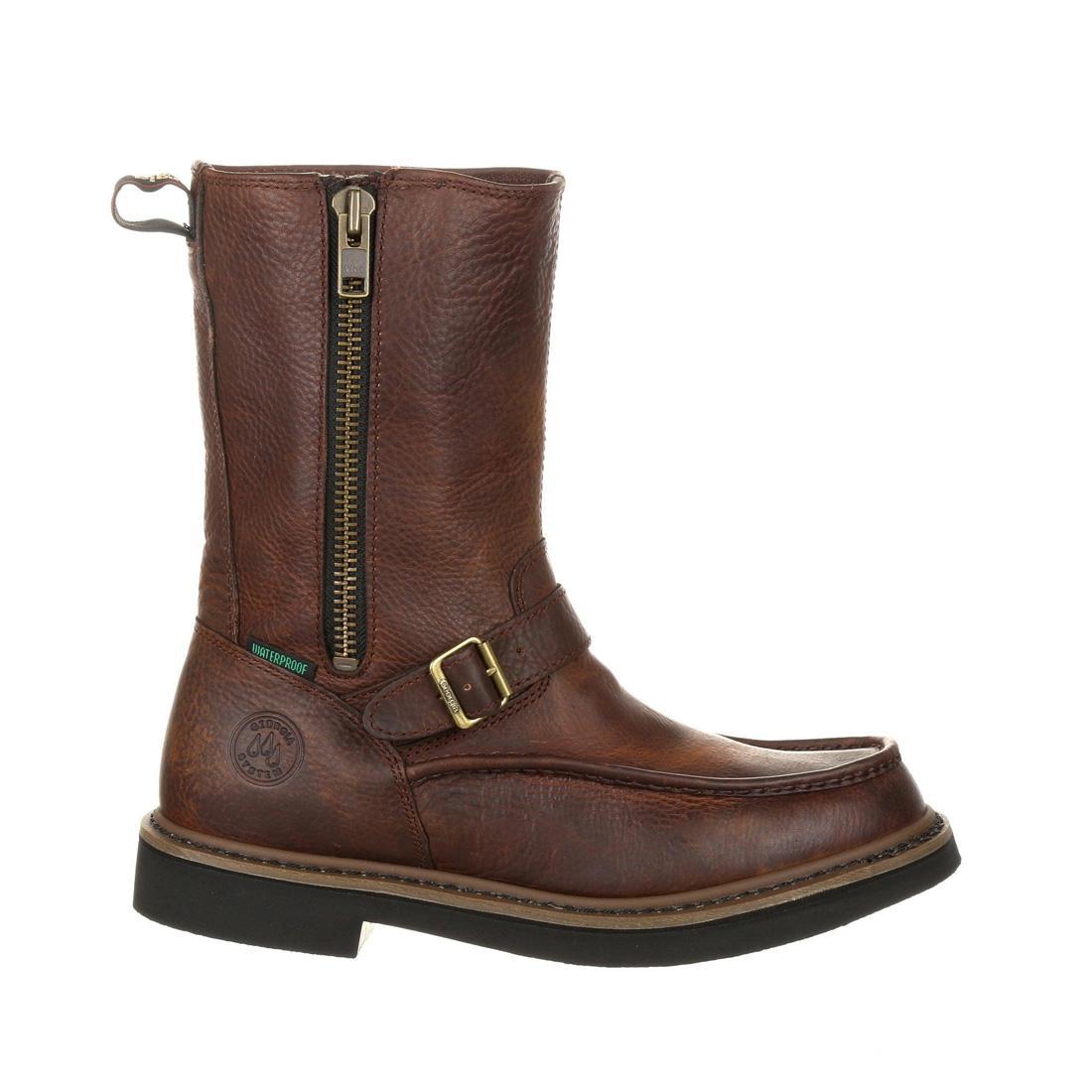 Georgia Boot Side Zip Waterproof Work Wellington G4124 Image