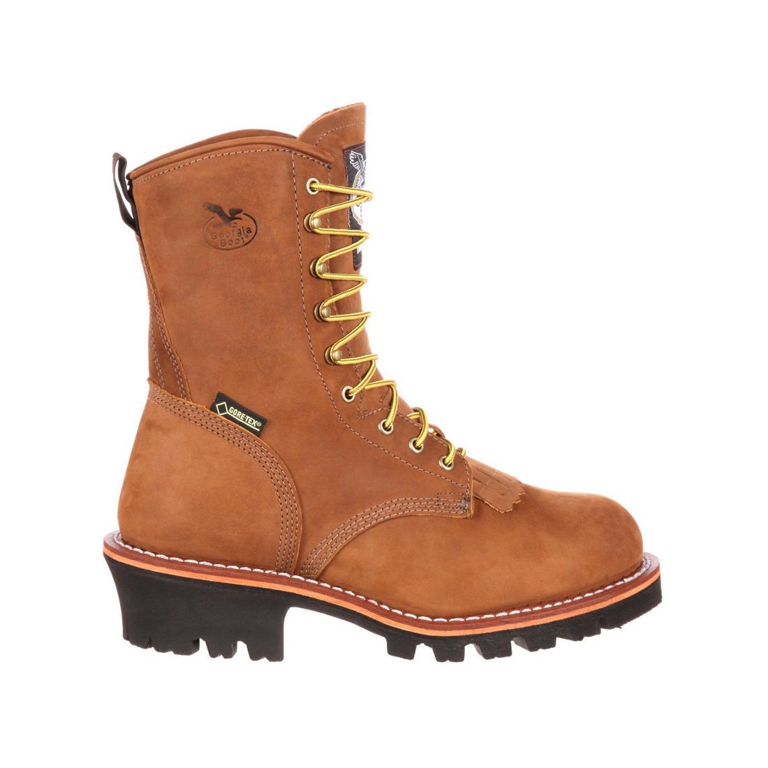 Georgia Boot Steel Toe GORE-TEX® Waterproof 400G Insulated Logger Boot G9382 Side Image