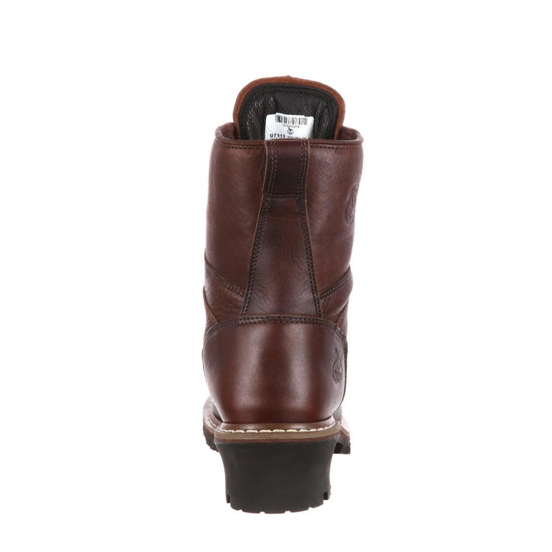 Georgia Boot Waterproof Logger Boot G7113 Back Image