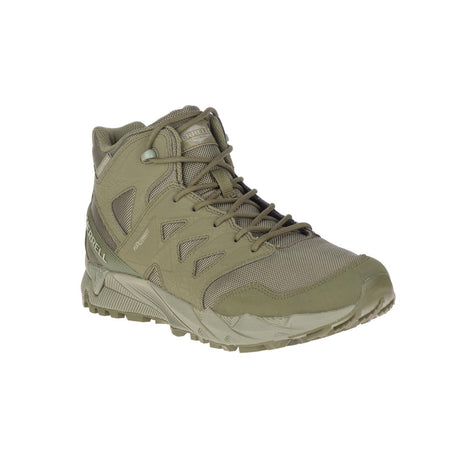 Agility Peak Mid Men's Work Boots Wp Tactical Dark Olive-Men's Work Boots-Merrell-Steel Toes