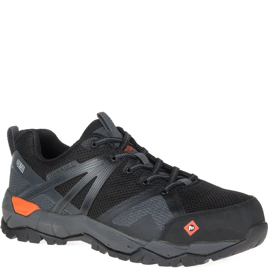 Fullbench 2 Men's Steel-Toe Work Shoes Sd Black-Men's Work Shoes-Merrell-Steel Toes