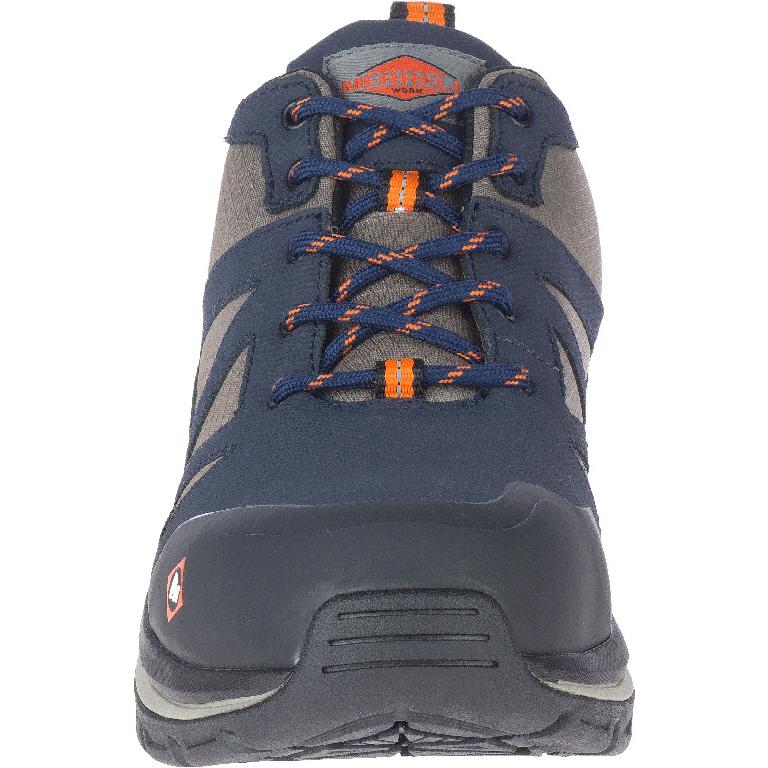 Fullbench Speed Men's Carbon-Fiber Work Shoes Navy-Men's Work Shoes-Merrell-Steel Toes