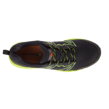 Fullbench Superlite Men's Alloy-Toe Work Shoes Black/Lime-Men's Work Shoes-Merrell-Steel Toes