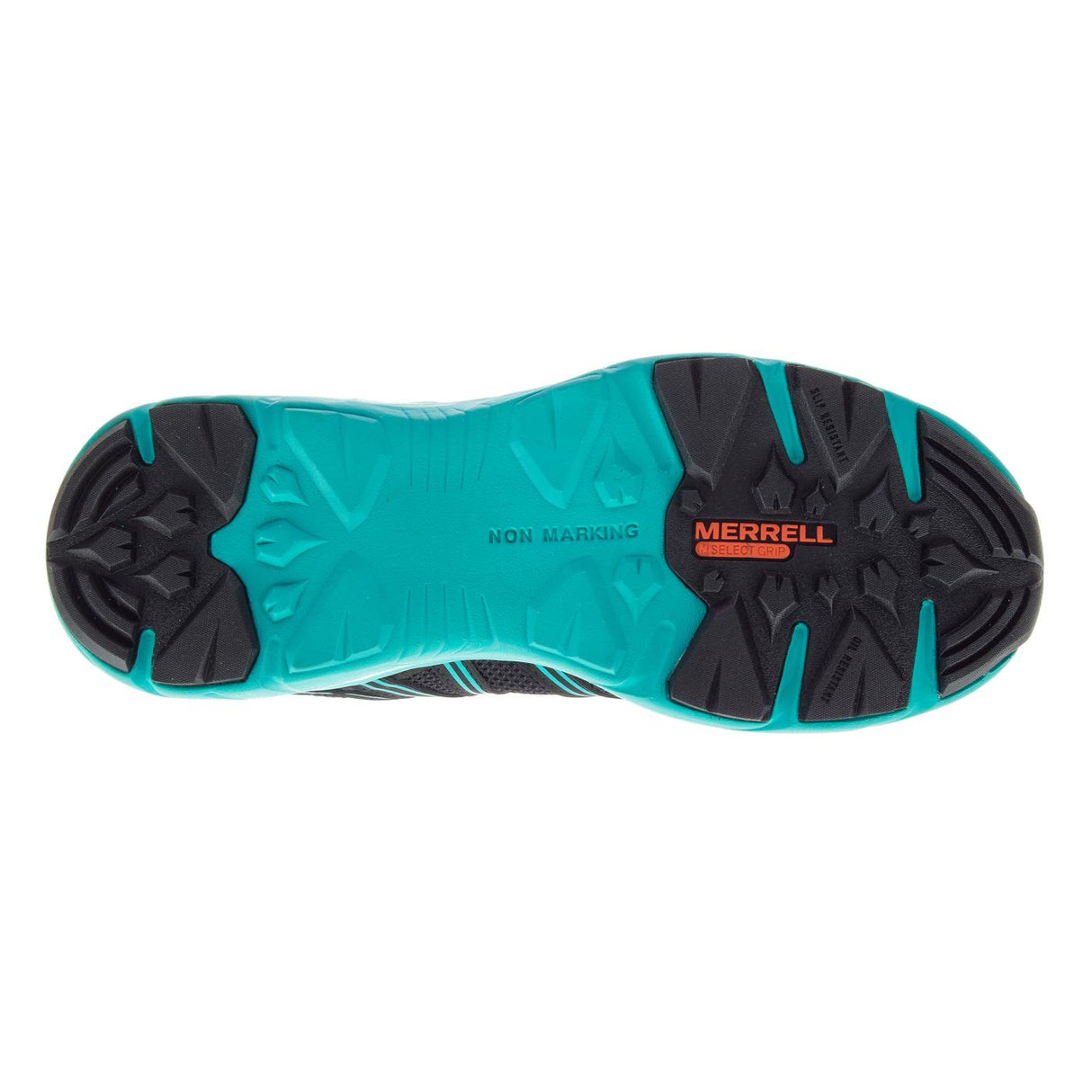 Fullbench Superlite WoMen's Alloy-Toe Work Shoes Black/Teal-Women's Work Shoes-Merrell-Steel Toes