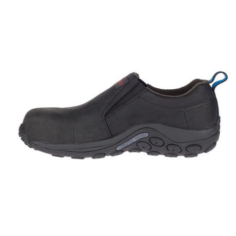 Jungle Moc Ltr Men's Composite-Toe Work Shoes Black-Men's Work Shoes-Merrell-Steel Toes