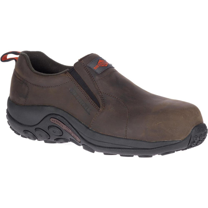 Jungle Moc Ltr Men's Composite-Toe Work Shoes Espresso-Men's Work Shoes-Merrell-Steel Toes