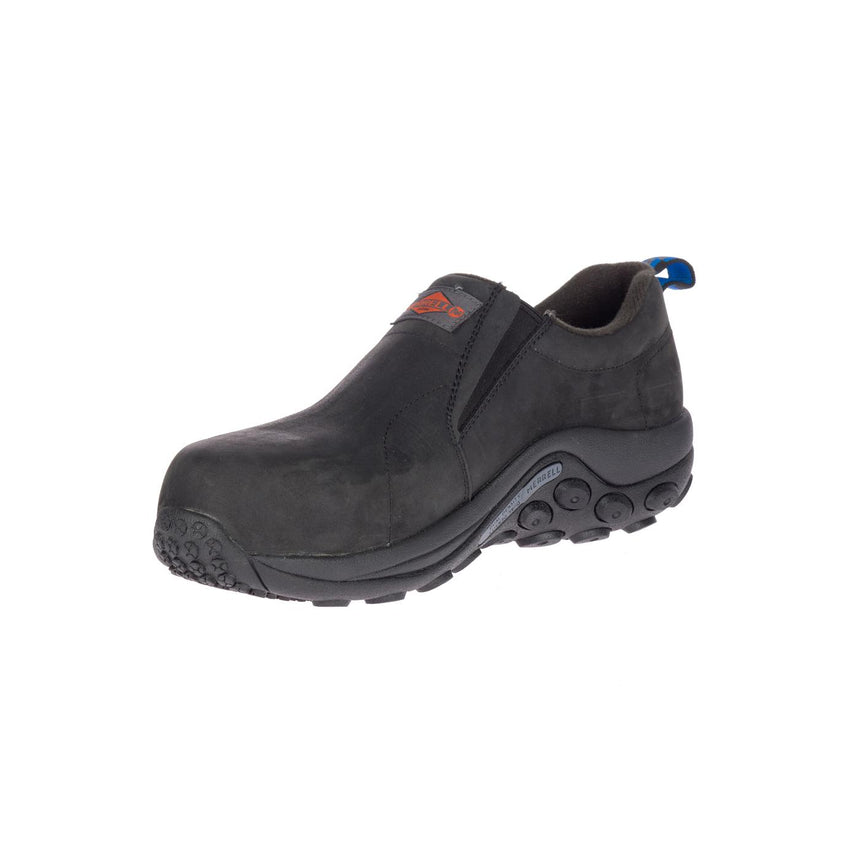 Jungle Moc Ltr Sd Men's Carbon-Fiber Work Shoes Black-Men's Work Shoes-Merrell-Steel Toes