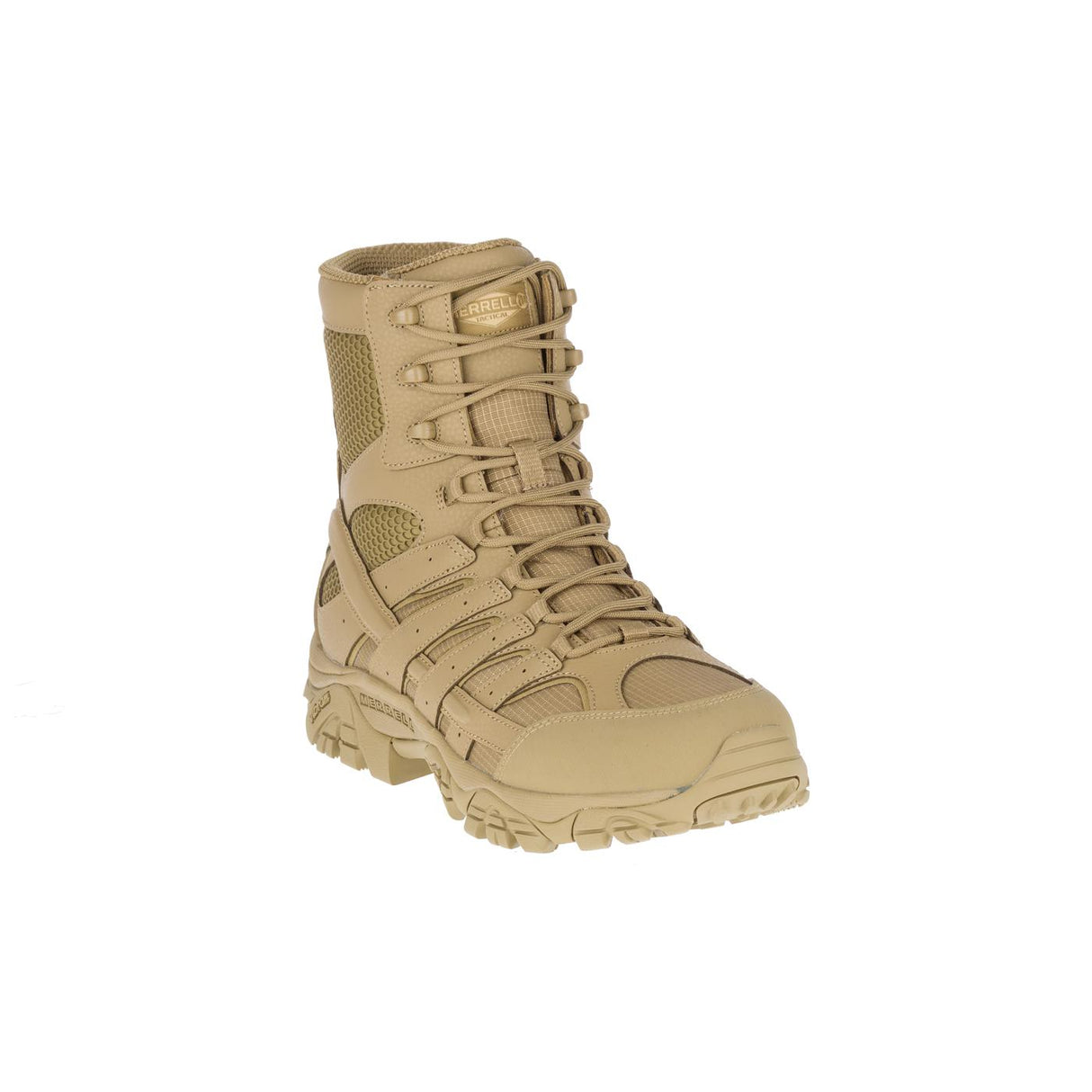 Moab 2 8" Men's Tactical Work Boots Tactical Coyote-Men's Tactical Work Boots-Merrell-Steel Toes