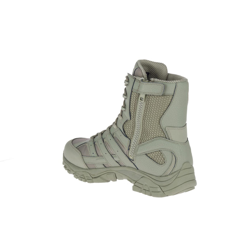 Moab 2 8" Men's Tactical Work Boots Tactical Sage Green-Men's Tactical Work Boots-Merrell-Steel Toes