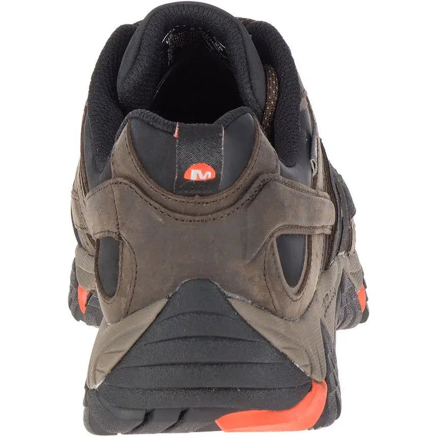 Moab 2 Vapor Men's Composite-Toe Work Shoes Espresso-Men's Work Shoes-Merrell-Steel Toes