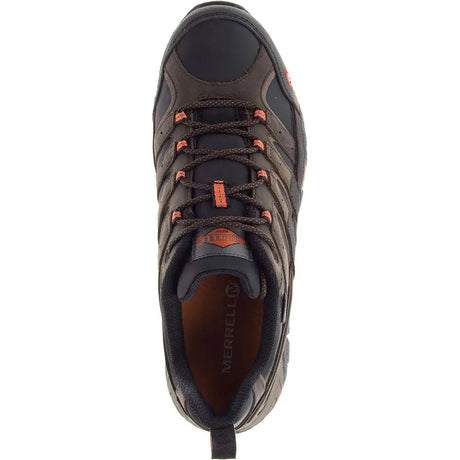 Moab 2 Vapor Men's Composite-Toe Work Shoes Espresso-Men's Work Shoes-Merrell-Steel Toes