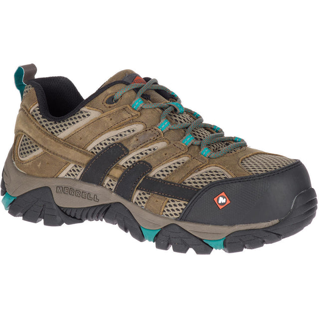 Moab 2 Vapor WoMen's Composite-Toe Work Shoes Boulder-Women's Work Shoes-Merrell-5-M-BOULDER-Steel Toes