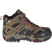 Moab 2 Vent Mid WoMen's Work Shoes Wp Boulder-Women's Work Shoes-Merrell-5-M-BOULDER-Steel Toes