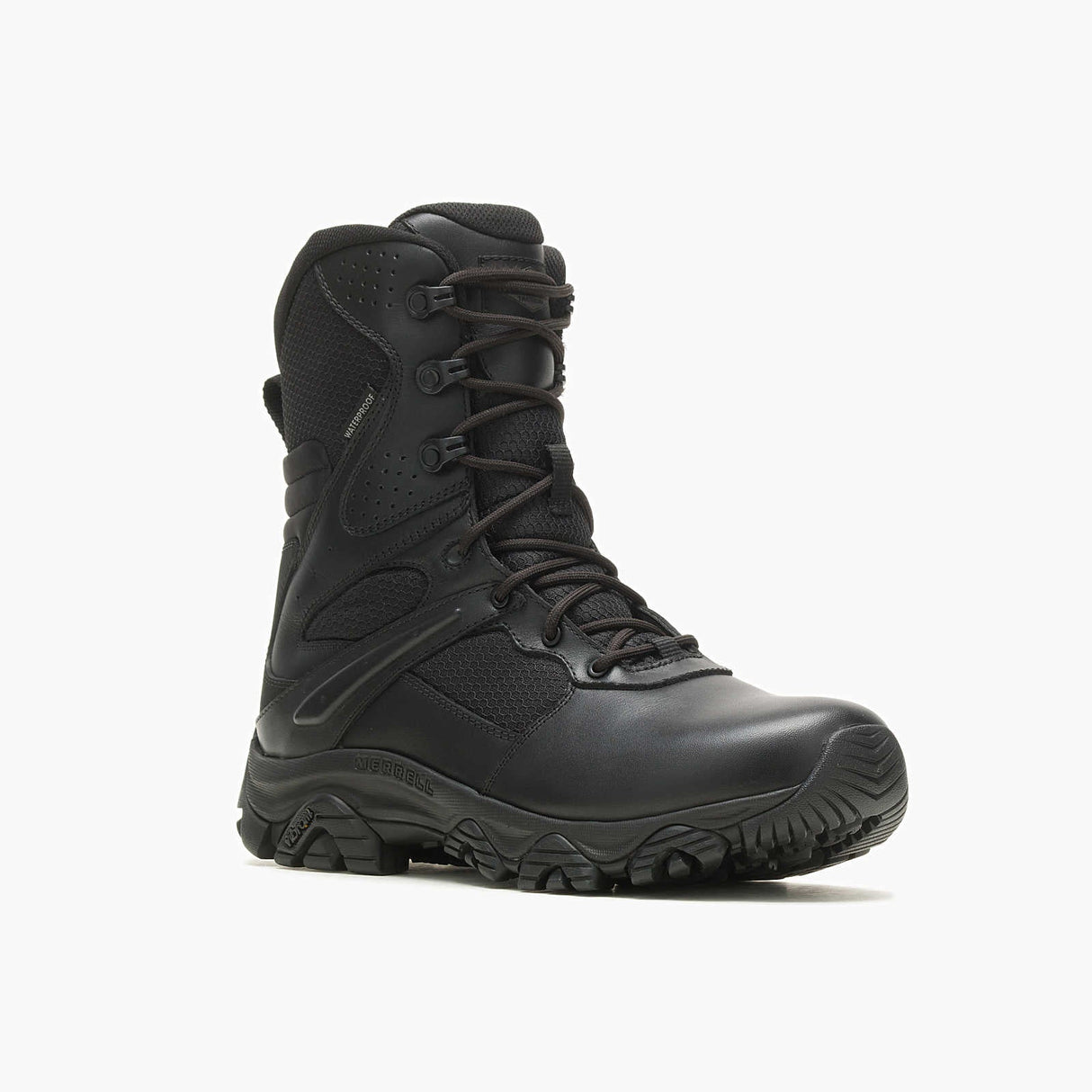 Moab 3 Response 8" Men's Tactical Work Boots Tactical Black-Men's Tactical Work Boots-Merrell-Steel Toes