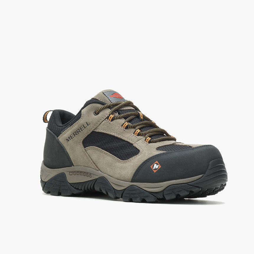 Moab Onset Men's Composite-Toe Work Shoes Wp Walnut-Men's Work Shoes-Merrell-Steel Toes