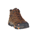 Moab Vertex Mid Men's Work Boots Wp Sr Clay-Men's Work Boots-Merrell-Steel Toes