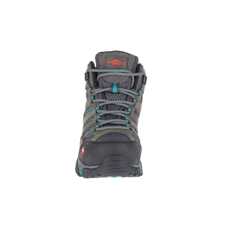 Moab Vertex Mid WoMen's Composite-Toe Work Boots Wp Pewter-Women's Work Boots-Merrell-Steel Toes