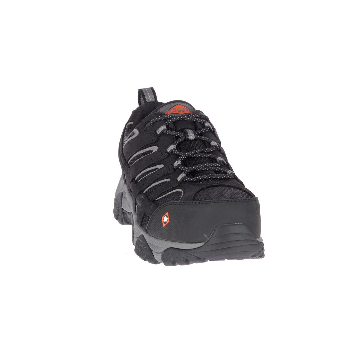 Moab Vertex Vent Men's Composite-Toe Work Shoes Wp Black-Men's Work Shoes-Merrell-Steel Toes