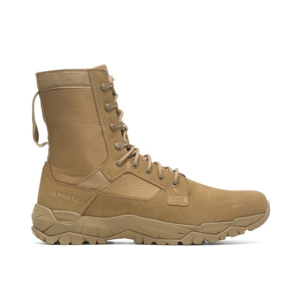 Mqc 2 Men's Tactical Work Boots Coyote-Men's Tactical Work Boots-Merrell-3.5-M-COYOTE-Steel Toes