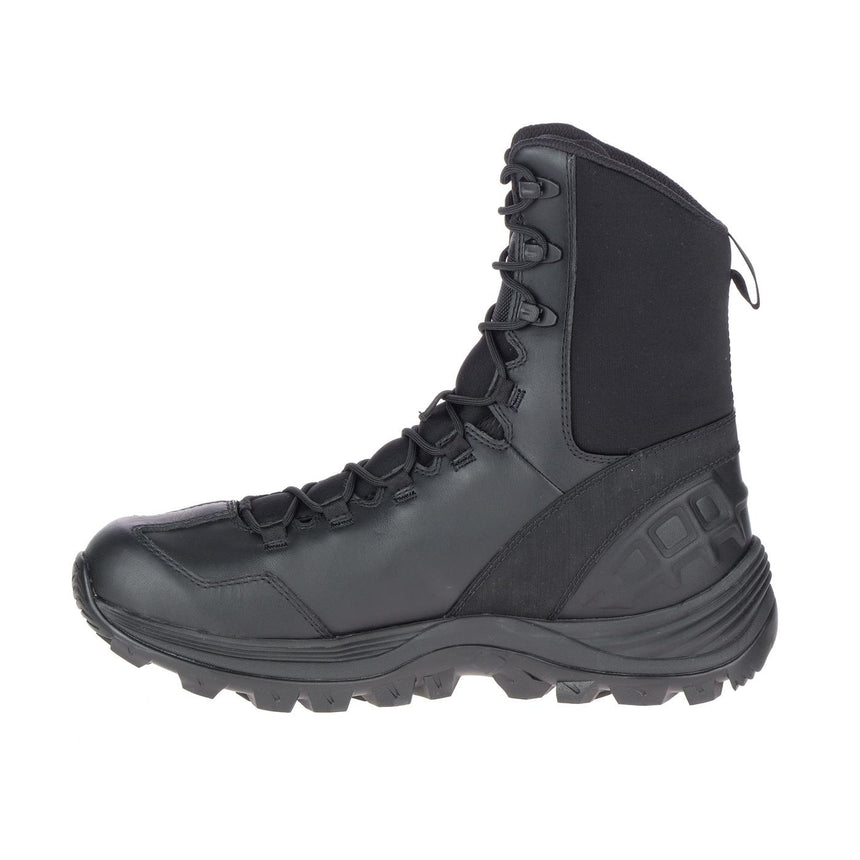 Rogue 8" Men's Tactical Work Boots Wp Black-Men's Tactical Work Boots-Merrell-Steel Toes