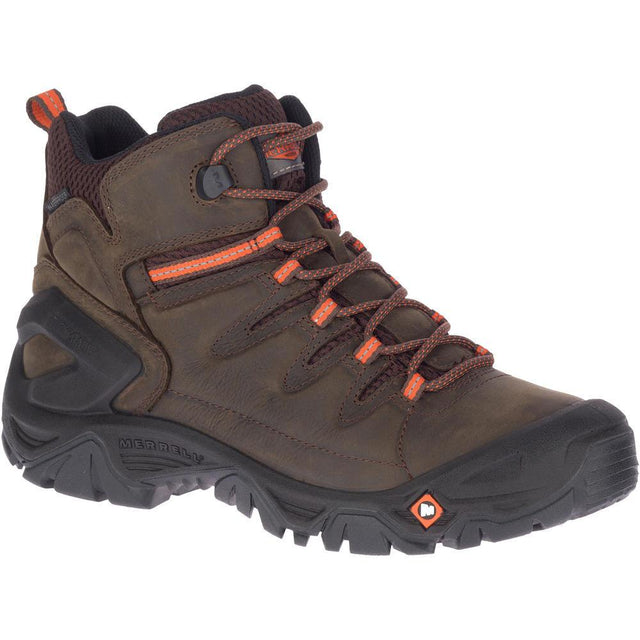 Strongfield Ltr 6" Men's Work Boots Wp Sr Espresso-Men's Work Boots-Merrell-Steel Toes